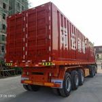 Suspension Mechanical Suspension Juyuan Trailer 80Ton Side Dump Truck Semi