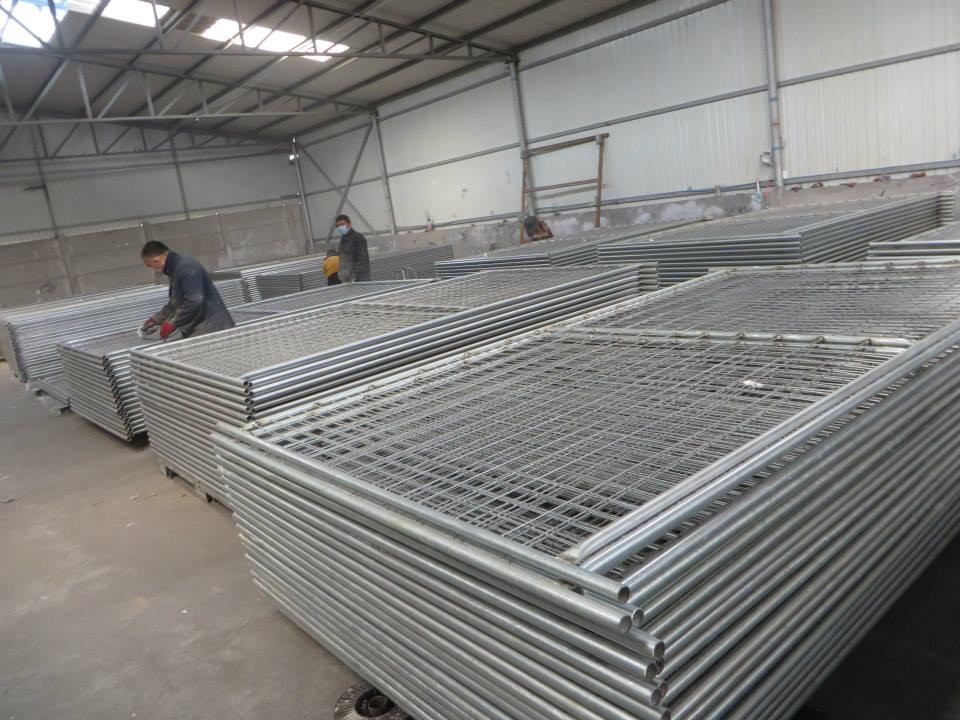 Environmentally Friendly Temp Fence Panels Event Fence Panels Rust Resistance