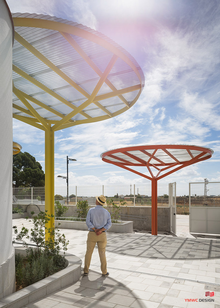 Stainless Steel Outdoor Sunshade Pavilion in Various Color Combinations for Landscaping
