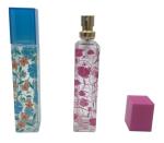 Decorative Glass Perfume Bottles , Empty Fragrance Oil Bottles With Sprayer /