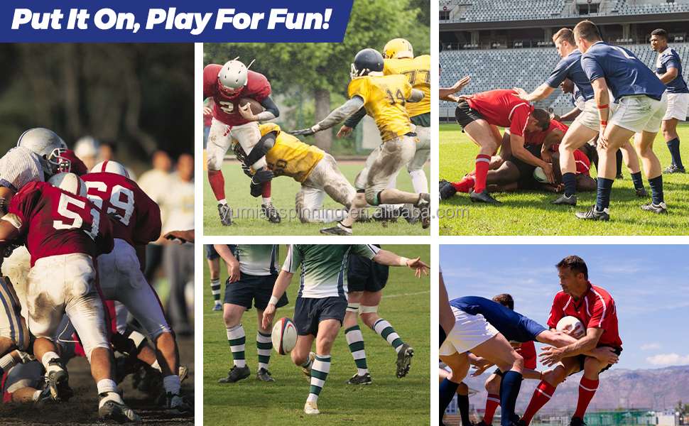 Extra Long Padded Football Scrunch Socks for Youth Athletes' Comfort and Support