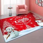 Cartoon Merry Christmas Patterns Living Room Floor Carpets