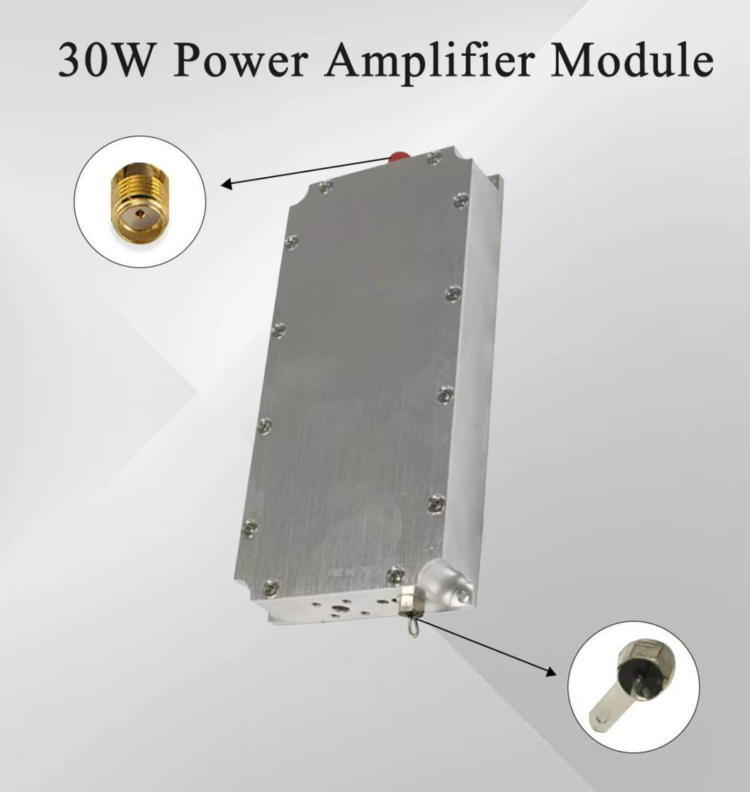 Best-Selling 2.4G 2400-2500MHz 30W Ldmos Anti Drone Module for Anti Drone System Uav Jammer