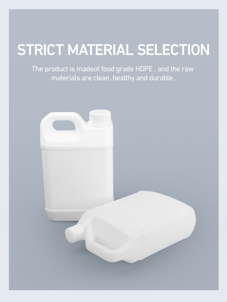 1600ml 2000ml 4300ml 5000ml 6000ml Food Grade Plastic Pe Water Bottle Empty Milk Bottle With Handle