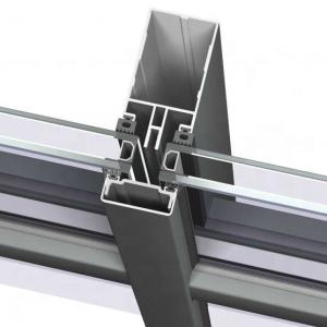 Quality Fully Visible Frame Decoration Curtain Wall Extruded Aluminum Profile wholesale