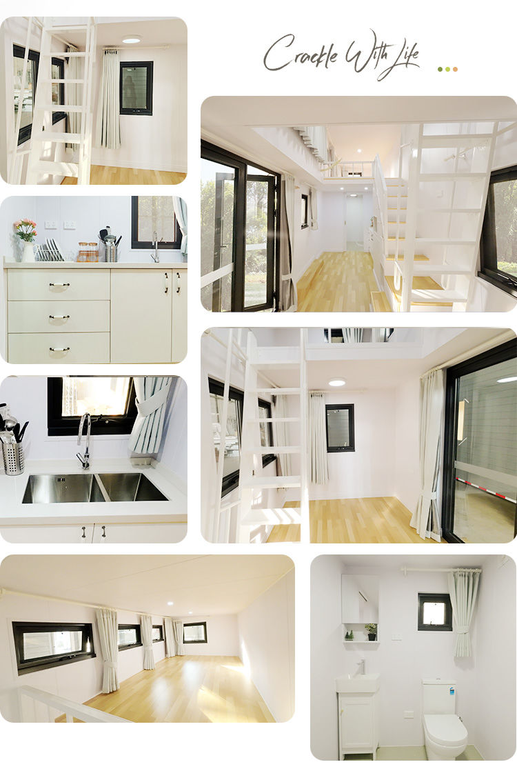 Light Steel Prefab Tiny House On Wheels With Australian Standard Modular Home