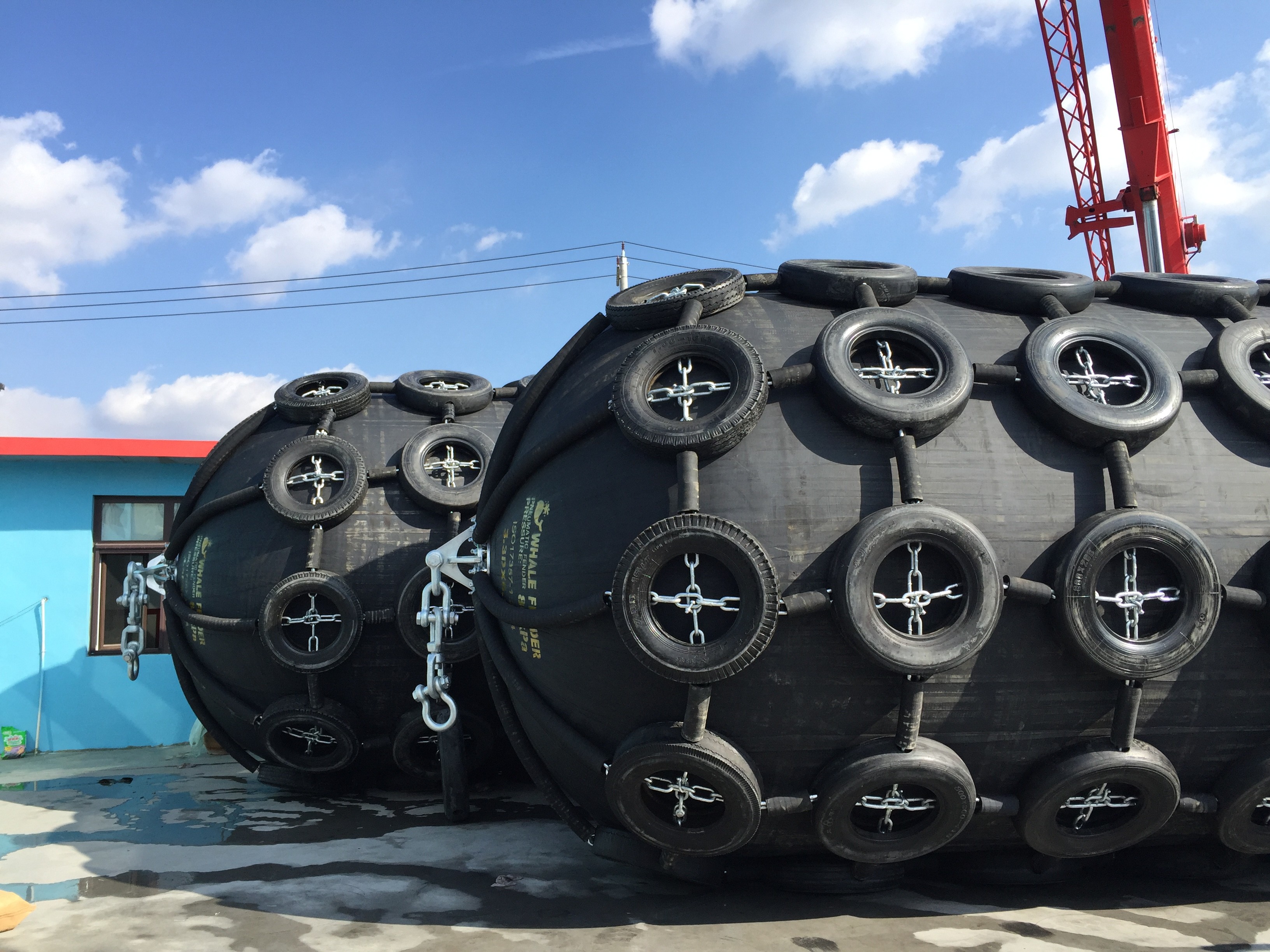 Ship Anticollision Pneumatic Rubber Fender With ISO9001 Certification