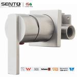 china square shower mixer surface mounted shower faucet