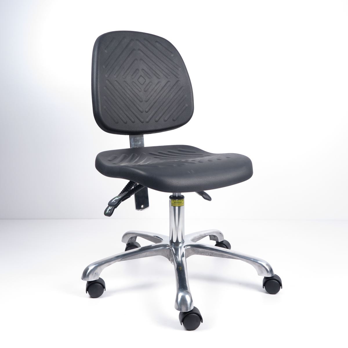 Durable Polypropylene Ergonomic ESD Chairs Seat And Backrest Multipurpose Using