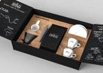 Suvenir Luxury Packaging Boxes , Creative Gift Matte Black Box Packaging Teapot