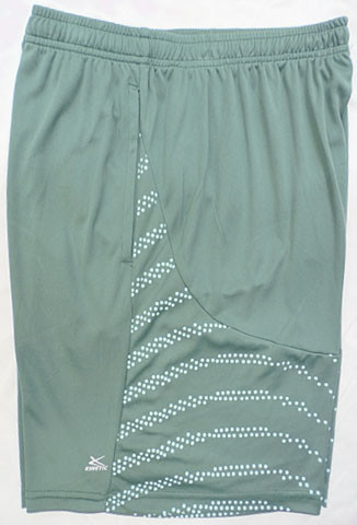 Loose Casaul Type Green 140gsm Fabric Male Jogger Shorts Elastic Waist