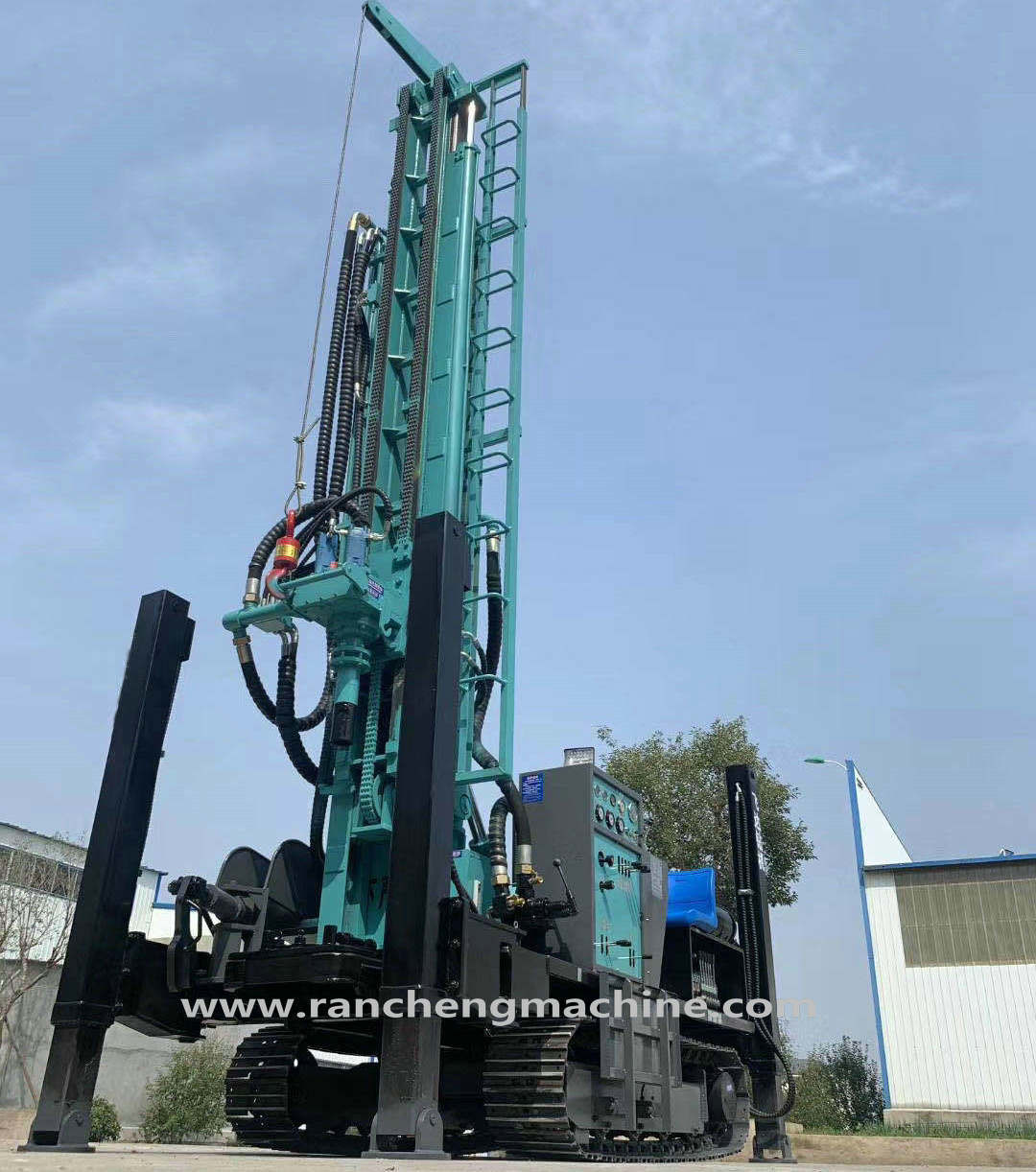 280m Machinery Top Driven Fast Speed Hydraulic Diesel Rock Drilling Rig