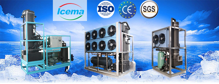 1T Automatic Ice Tube Maker Commercial Ice tube Machine for food shop