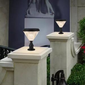 Quality Landscape Sensor Yard Garden Fence Led Post Lamp Outside Pole 5V 4.5W 26x26x25cm wholesale