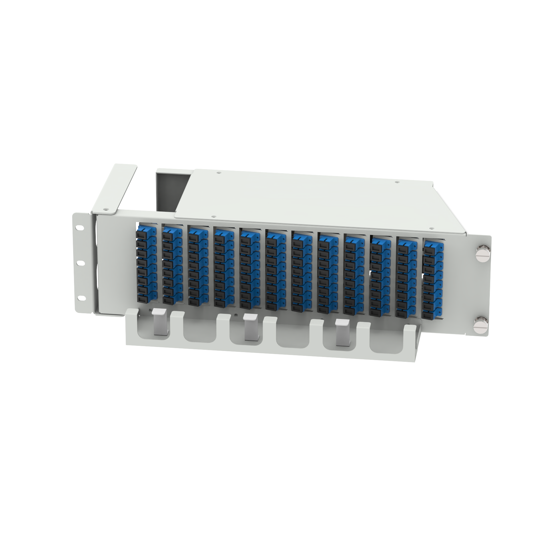 Data Center 19 Inch Swing Type 96 Cores SC UPC Fiber Optic Patchpanel Optical Equipment 5