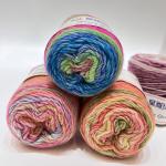 Dyed Flag Yarn Crochet Cotton Acrylic Blend Yarn Hand Knitting