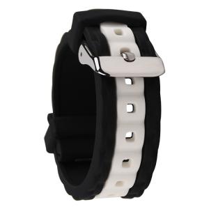 Quality Unbreakable Rubber Wrist Watch Band 16mm 20mm Two Tone Colors wholesale