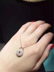 diamonds key necklace 18kt gold with yellow gold or white gold or pink gold