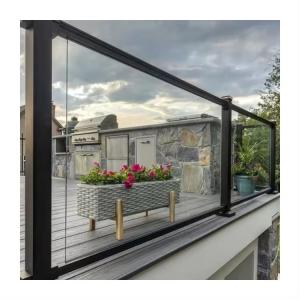 Quality Balustrade Railing System Aluminum Glass Fence U Channel wholesale