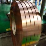 C1100 Red Copper Strip Sheet 7-610mm Width Rolled Coil C10200 C26800 Bright