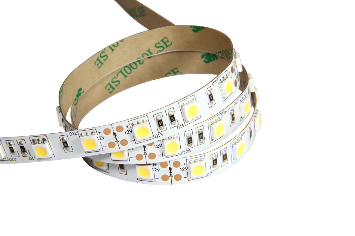 10mm 3000K 4000K 6000K 5050 LED Strip 12V 24V 60 Led/M LED Stripe Light