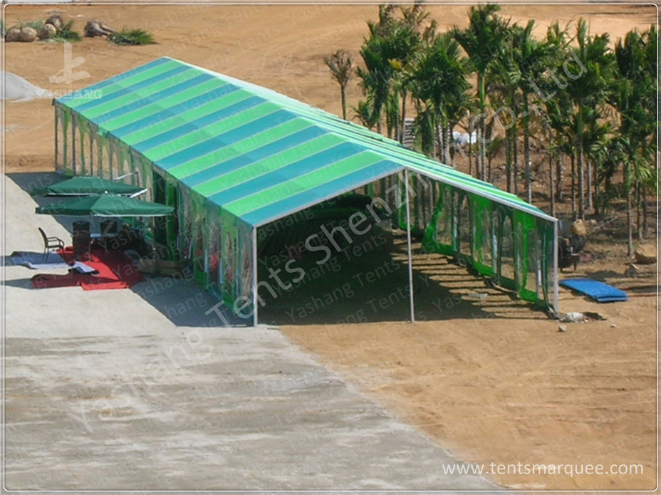 Clear Roof Cover Fabric Building Structures Portable Big Tents For Rent