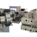 36 rpm Screw Speed PVC Corrugated Making Machine Construction Material Extrusion