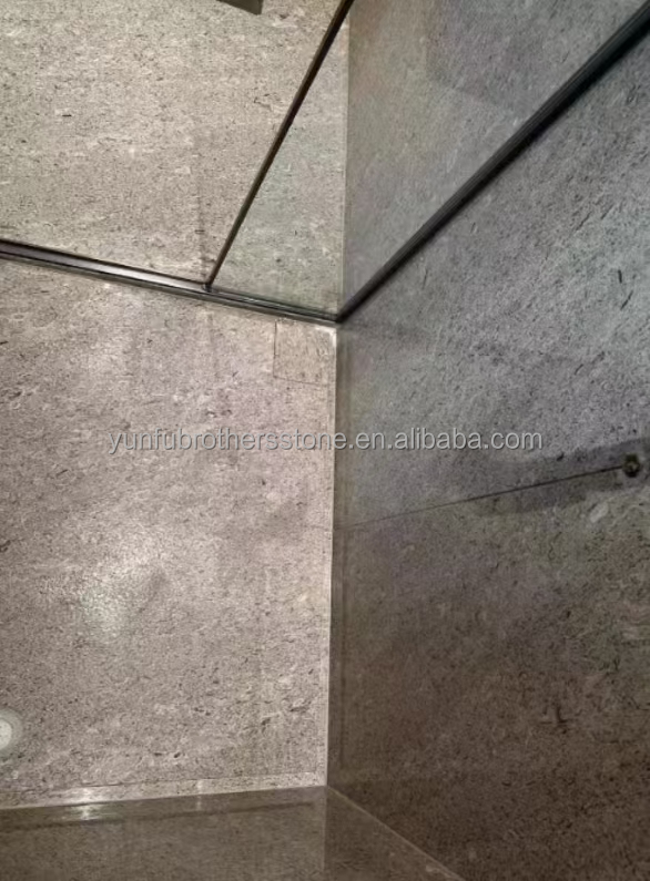 Italian Kwong Grey Marble Modern Slab Hotel Bathroom Wall Panels Polished Floor Tile