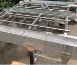 304 Stainless Steel Straight Pan Conveying Slat Chain Conveyor