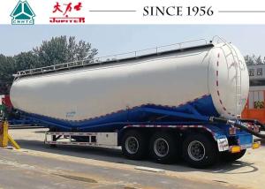 Quality Heavy Duty 50 M³ Bulk Cement Tanker Trailer 3 Axles With 80 Tons Payload wholesale
