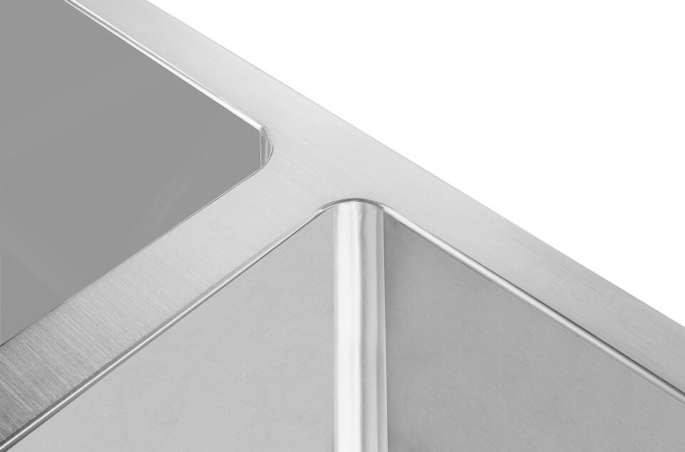 Handmade Brushed Stainless Steel Sink , 30 X 18 Undermount Sink With 114/110 Coupling