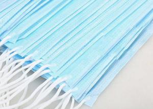 Quality Adult 3 Ply Non Woven Face Mask High Filtration Capacity For Air Pollution wholesale