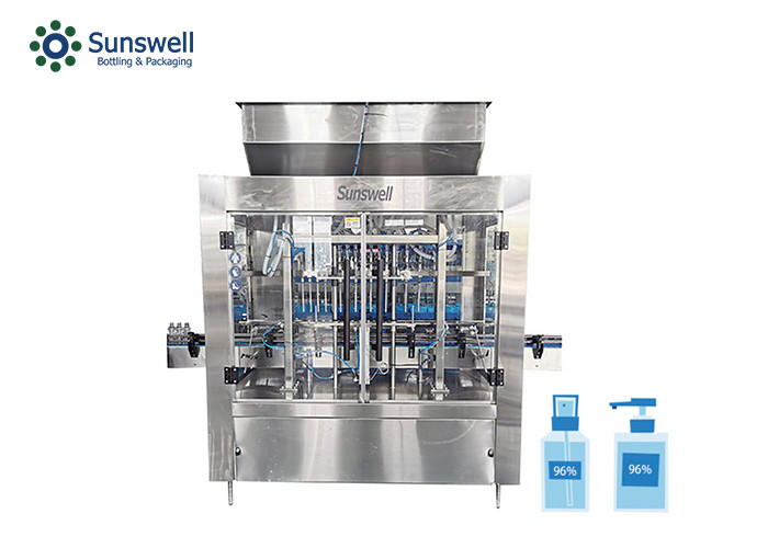 Automatic Linear 4000bph Gravity Filling Liquor Alcohol Filling Machine