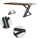 0.9mm Thickness Triangle Table Legs For Modern Stylish Kitchen Outdoor Furniture