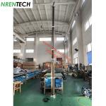 4.5m pneumatic telescopic mast for mobile surveillance-inside CCTV wires