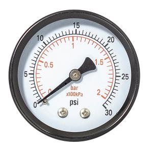 Quality 1/4'' NPT 30 Psi 1.5'' 38MM General Pressure Gauge SS Case Brass internal wholesale