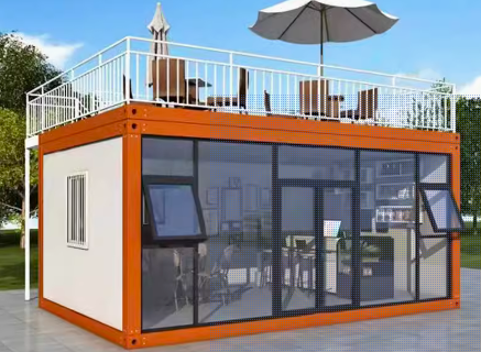 Luxury Mobile Living Container House For Flexible Office Building