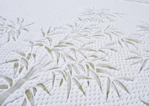 Quality Double Jacquard Bamboo Fiber Fabric Yarn Dyed Polyester Latex Pillow Mattress Fabric wholesale