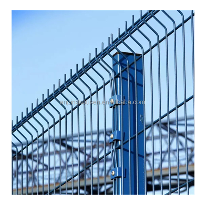 Customized 3D Bending Perimeter Fence Solutions with Metal Frame Modular Fence Panels