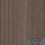 Engineered Veneer Wenge Lati Wood Top A / B Grade Customized