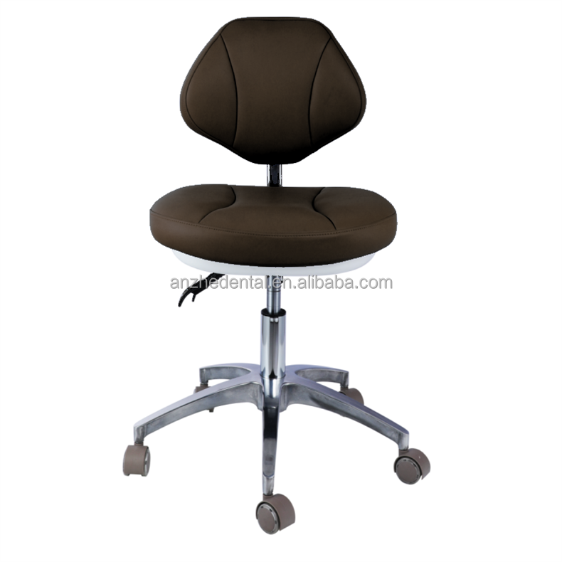 Big Cushion Dental Assistant Nurse Stool Comfortable Backrest Custom Dentist Stool