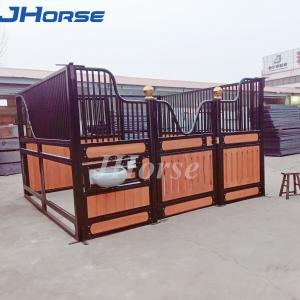 Quality Indoor 50mm Square Frame Bamboo Horse Stable Partitions Anti Rust wholesale