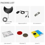 3 Meters Cable Length IEC/F Male Connector Long Range HD 1080p Digital Indoor TV