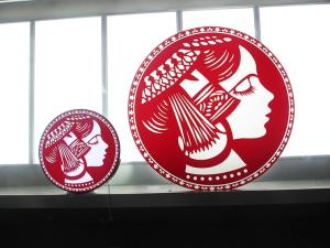 Quality Round high quality 3D moulding acrylic light led box; sound standard for sales wholesale