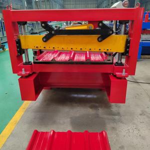 Quality Rib Roof Panel Roll Forming Machine 15m/Min Roof Panel Making Machine wholesale