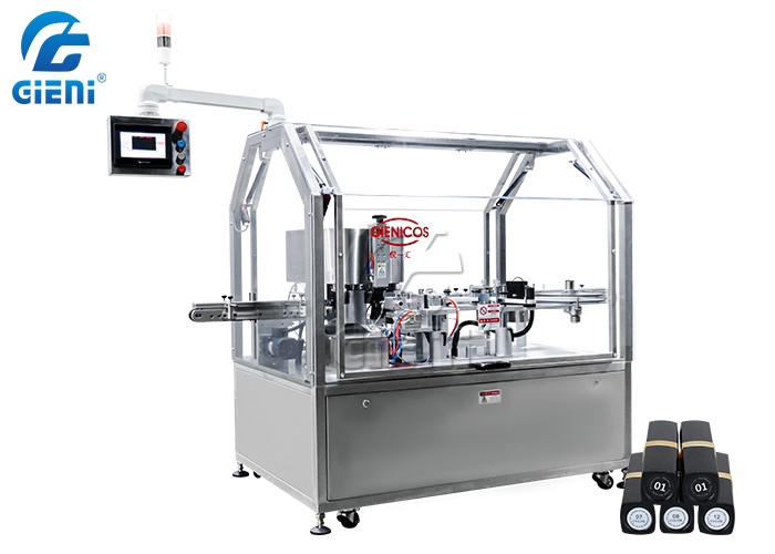 50-110mm Length Lipstick Labeling Machine 90PPM Bottom Labeling Machine