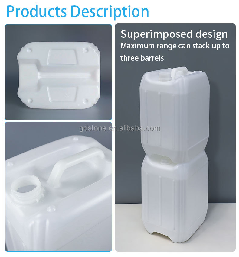 Practical Durable Food Level HDPE 55 Gallon White Plastic Drum 750g