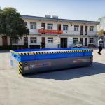 Metal Industry Battery Trackless Transfer Trolley Hydraulic Steering 40 Tons