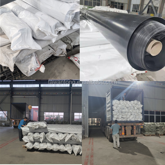 Smooth Textured Surface 1.5mm HDPE Geomembrane for Waterproof Plastic Dam 1.0mm