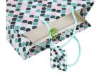 Hot Stamp Paper Handle Shopping Bags Disposable Multi Colors For Garment